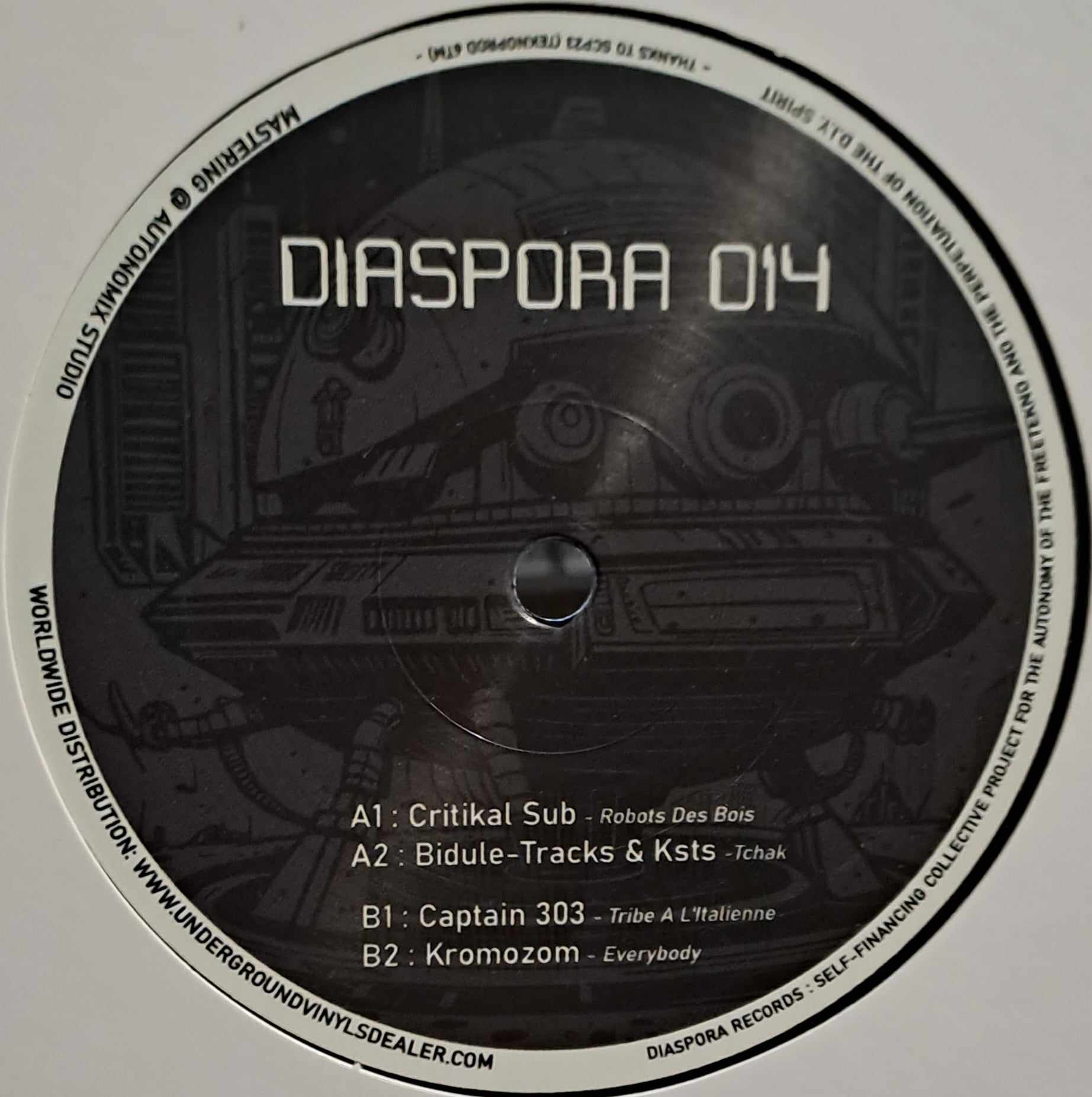 Diaspora 14 (dernières copies en stock) - vinyle acid